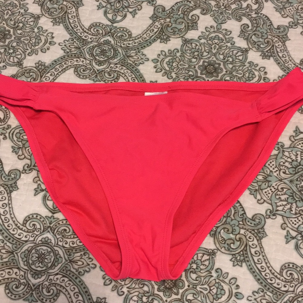 Bright pink swim bottoms